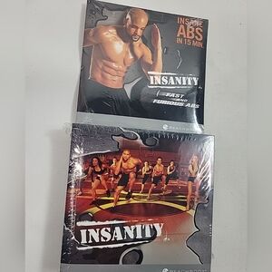 Insanity: 60 Day Total Body Workout Program 10 Disc Plus Insane Abs DVD Set New